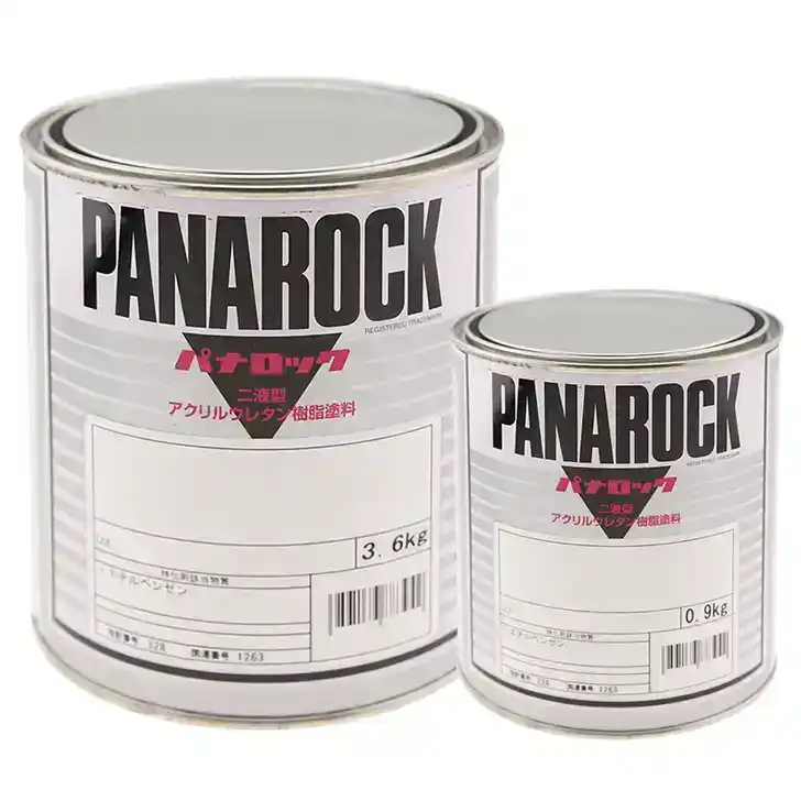 Rock ロックペイント 2液型超速乾アクリルウレタン樹脂塗料 パナロック 088ライン レッド系原色_ロックペイント